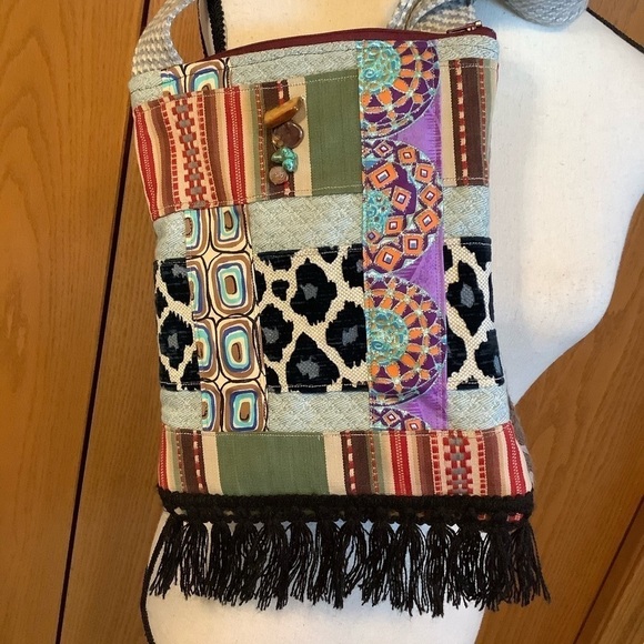 NWT Our Woven Community Handmade Crossbody - Picture 1 of 8